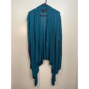 Lane Bryant Waterfall front longsleeve laggenlook cardigan blue soft 22/24